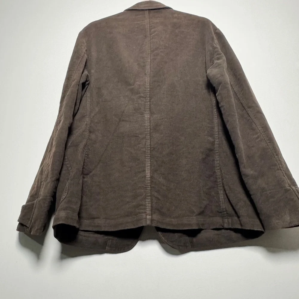 John Varvatos Chocolate Brown Velvet Sport Coat Sz 52